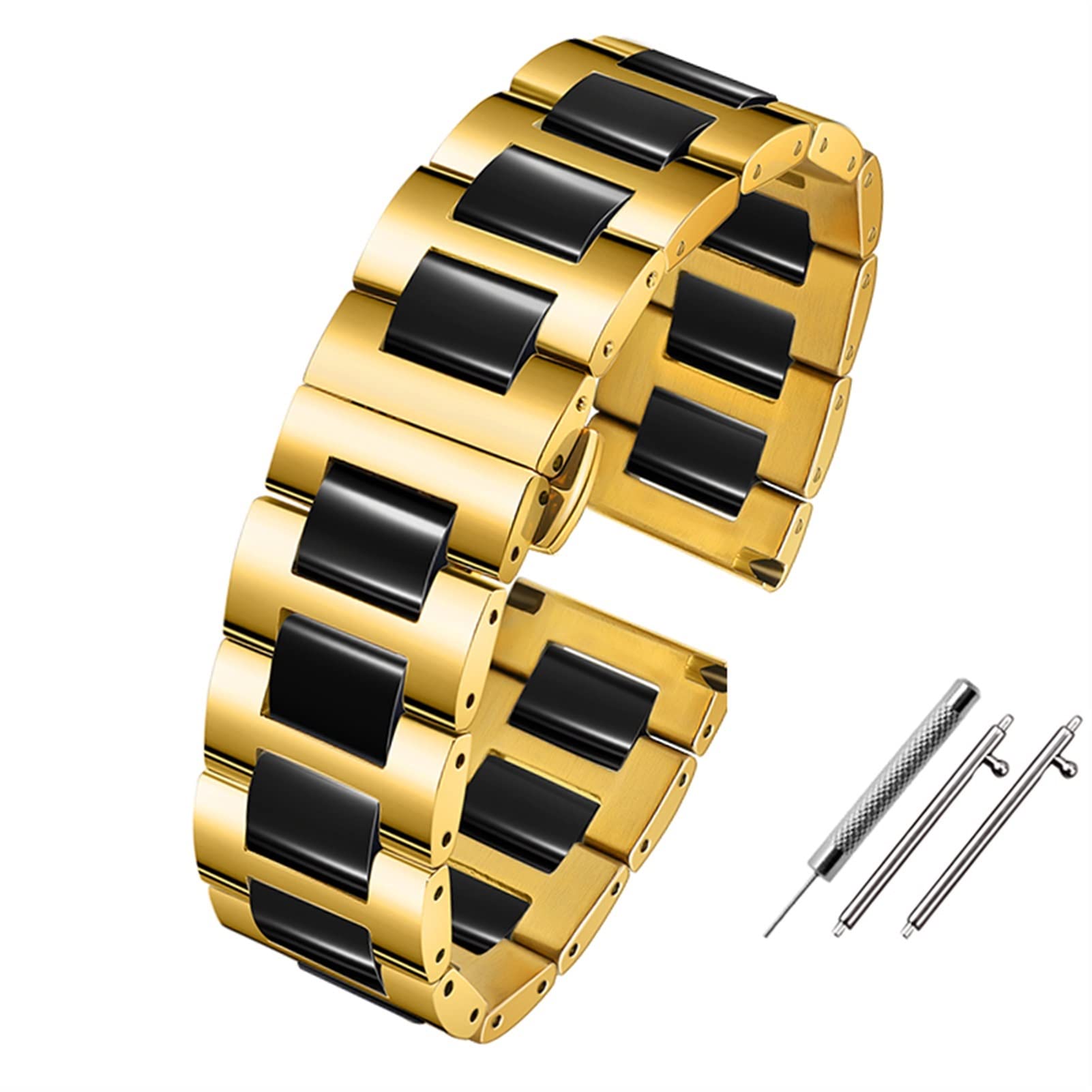 Pasek do smartwatcha 20mm 22mm Bransoleta ceramiczna Do Gear S2 S3 S4 Pasek zamienny Do zegarka 2 Pro GT2 Magic Bands