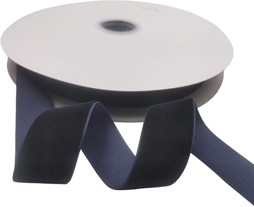 Miniatura 10 de KLTRIBBON Cinta de terciopelo de nailon de una sola cara, carrete de 1 12 pulgadas x 25 yardas (verde musgo)