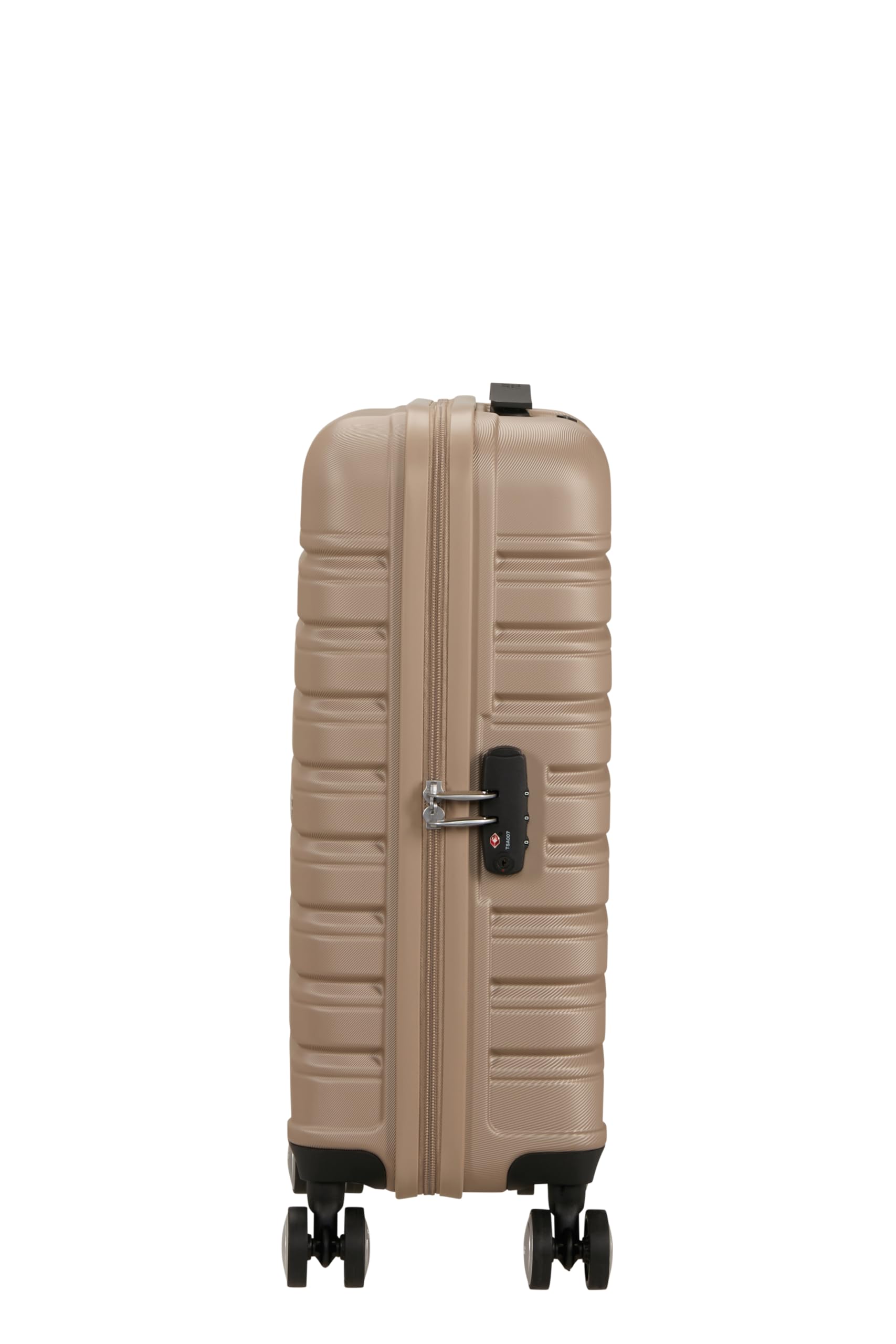 American Tourister Flashline, Twarda Obudowa Bagażu Podręcznego 55 X 40 X 20 cm, Wózek Kabinowy Dla Ryanair i Większości Linii Lotniczych, 34 L, Złoto Kości Słoniowej