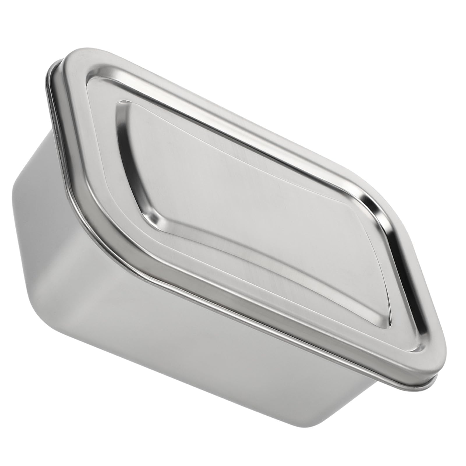Wiederverwendbarer Edelstahl Gefrierbehälter 35 L mit Deckel Stapelbare Eiscreme und Lebensmittelbox für Kühlschrank und Gefrierschrank
