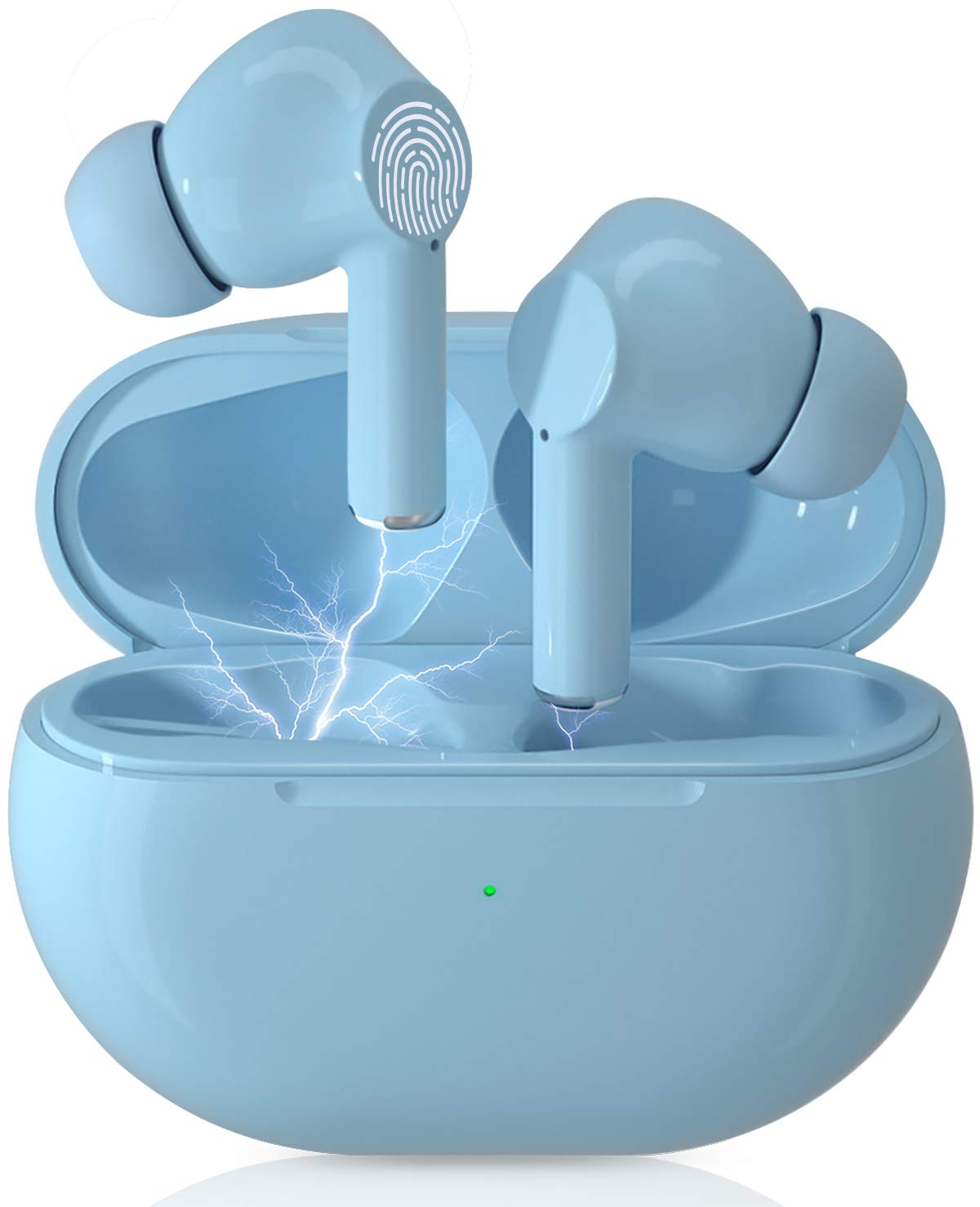 Wireless Earbuds Bluetooth 5.1 Headphones Noise Canceling Fast Charging IPX7 Waterproof Earphones in-Ear Built-in Mic 3D S...