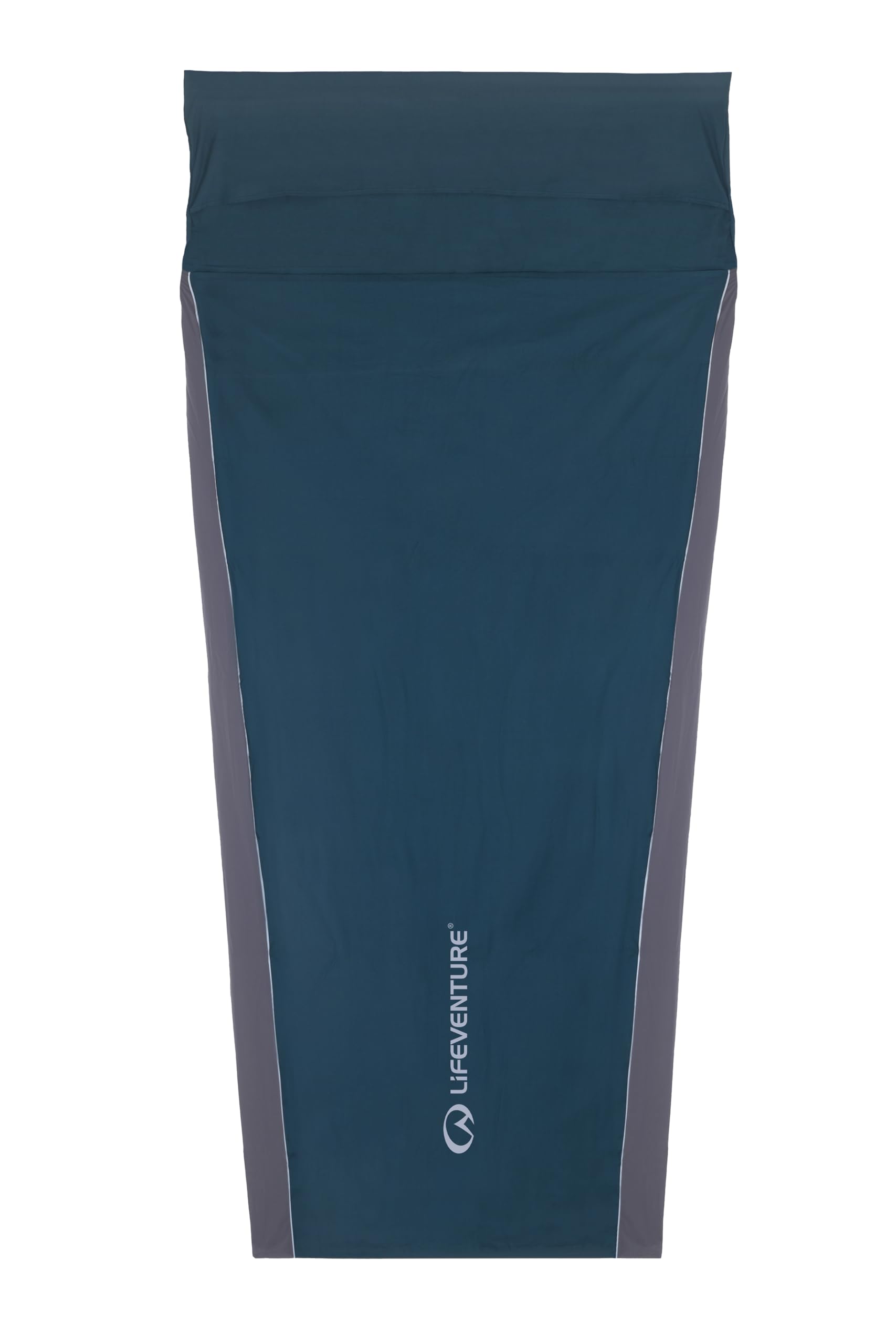 Lifeventure Ultimate 100% Cotton Sleeping Bag Liner Lightweight Camping Sheet with Pillow Sleeve and Polygiene® Odour Control for use in Sleeping Bags, Hostels & Huts | 433g, Mummy Shape