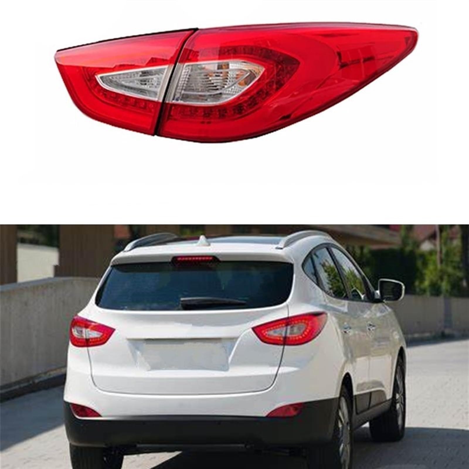 Gruppo fanale posteriore Posteriore Reverse Freno Arresto Lampada Per Hyundai IX35 2013 2014 2015 Fanale Posteriore Fanali Posteriori Indicatore Freno Arresto Lampada Luce Fanale posteriore lato condu