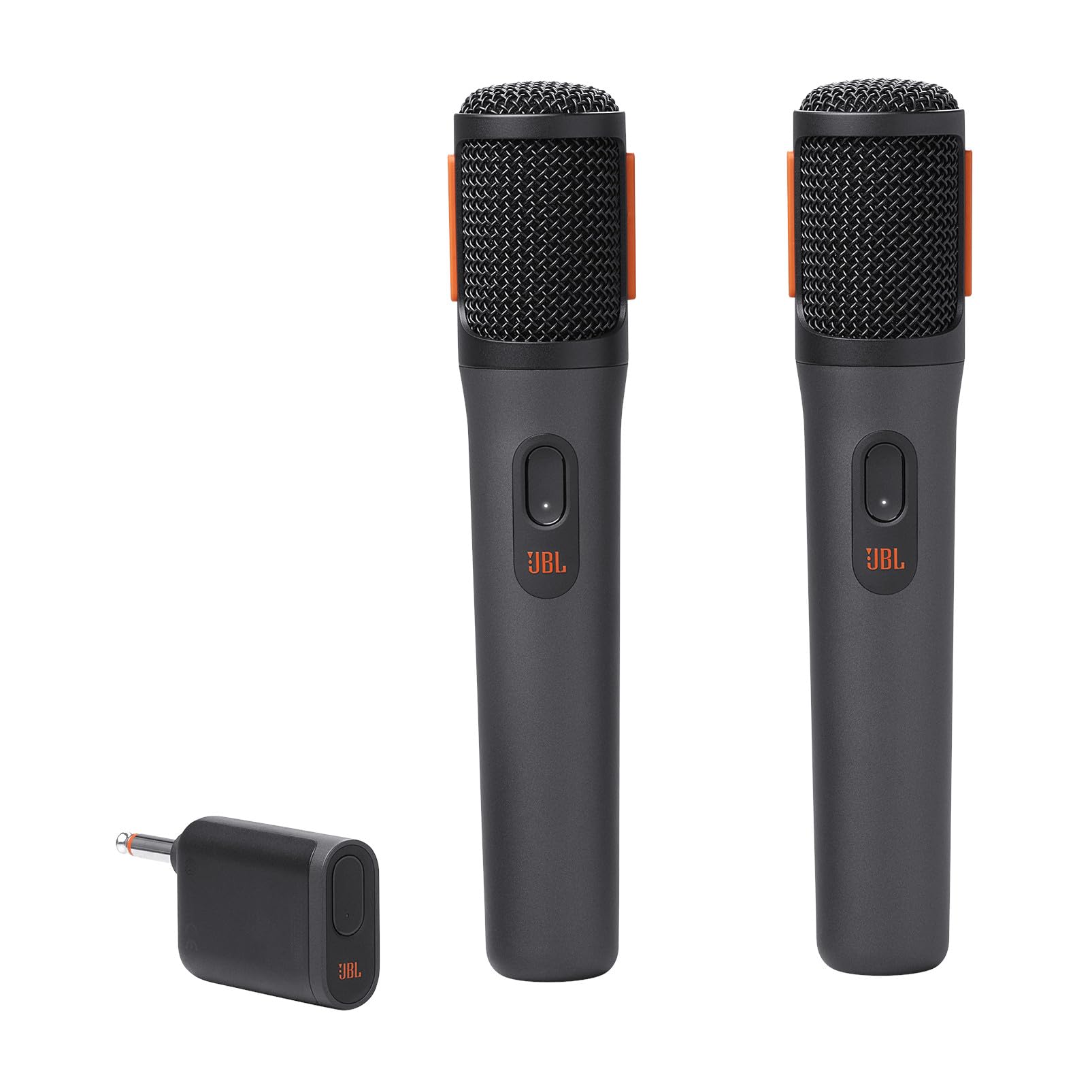 JBL Partybox Wireless Microphone for JBL Partybox Speakers with Wireless Dongle, Stable 2.4GHz Connection, Up to 20 Hours Playtime in Black