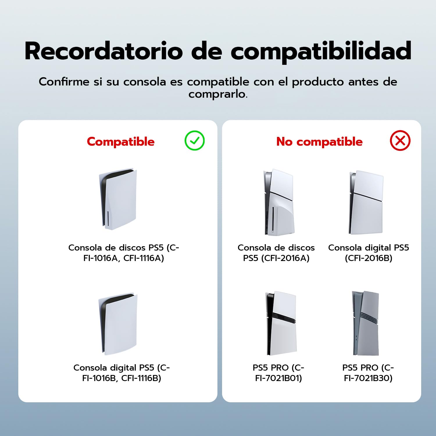 Mcbazel - Estación de Carga Vertical para Consola PS5, Soporte Multifuncional con luz Azul y LED, Carga rápida para mandos de Juego para Consola PS5 - Blanco (no para PS5 Slim)