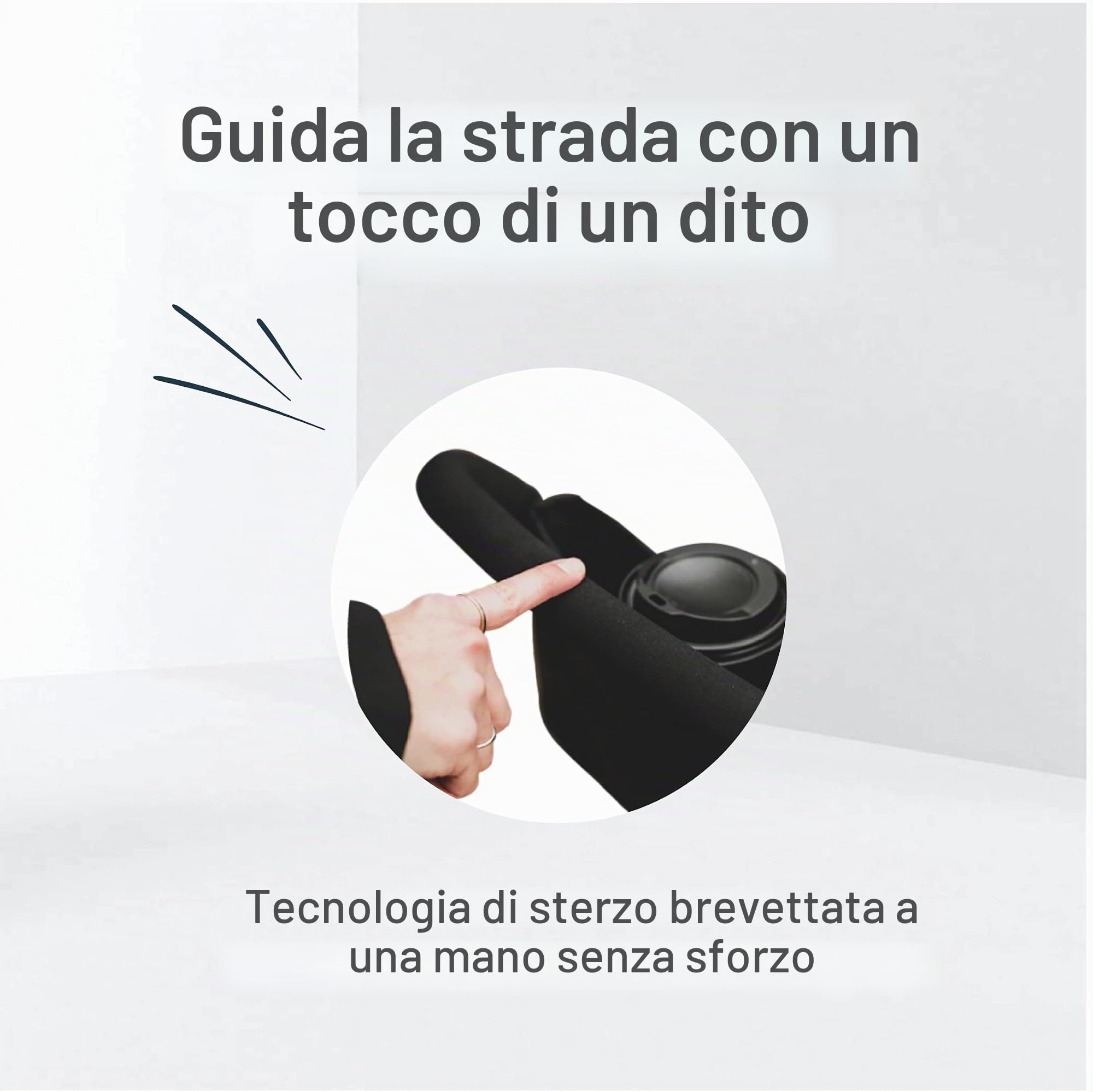 smarTrike STR5 - Trike pieghevole per bambini, con certificazione per passeggino da 1 a 3 anni, 7 in 1, multi-stadio (nero e bianco)