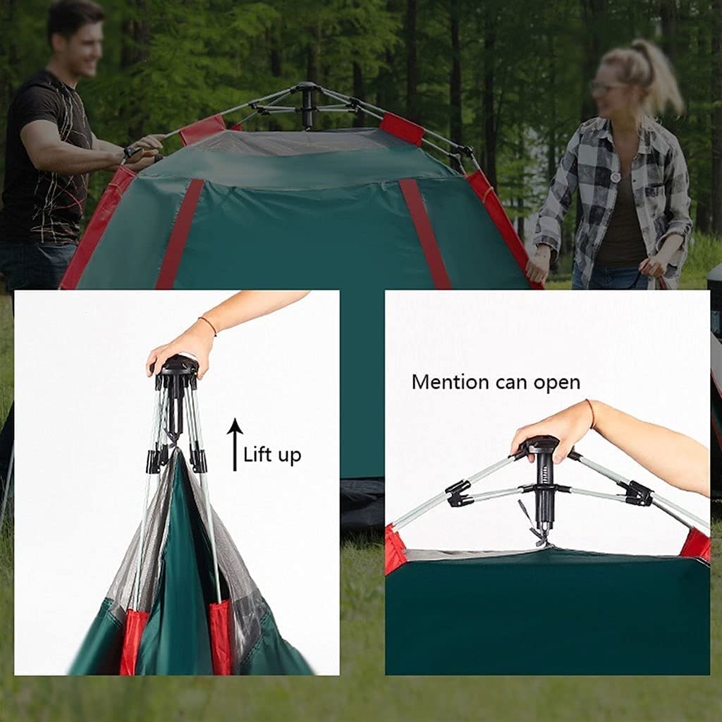Tienda de Campaña, Tienda De Campaña con Protector Solar De Vinilo, Protección Integral contra La Lluvia, Tiendas De Campaña Turísticas, Tienda Explorer Al Aire Libre Tienda de Campaña Compacta (Colo