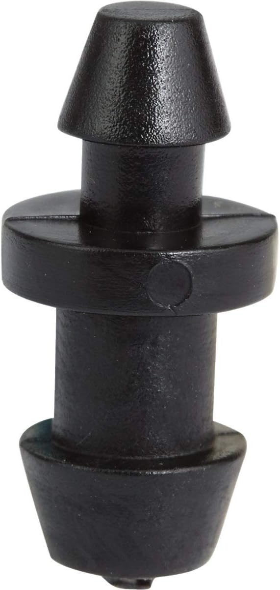 Raindrip 646050B Plug, Black : Automatic Lawn Drip Irrigation Kits : Patio, Lawn & Garden
