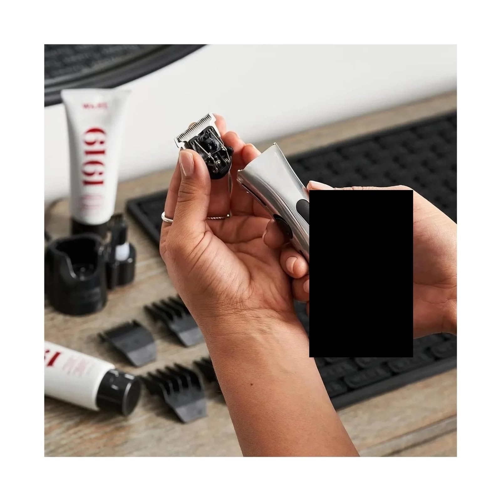 Compatible Con Wahl, Cortadora De Pelo, Compatible Con Beret, Cuchilla Desmontable Con Cabezal De Repuesto 8841