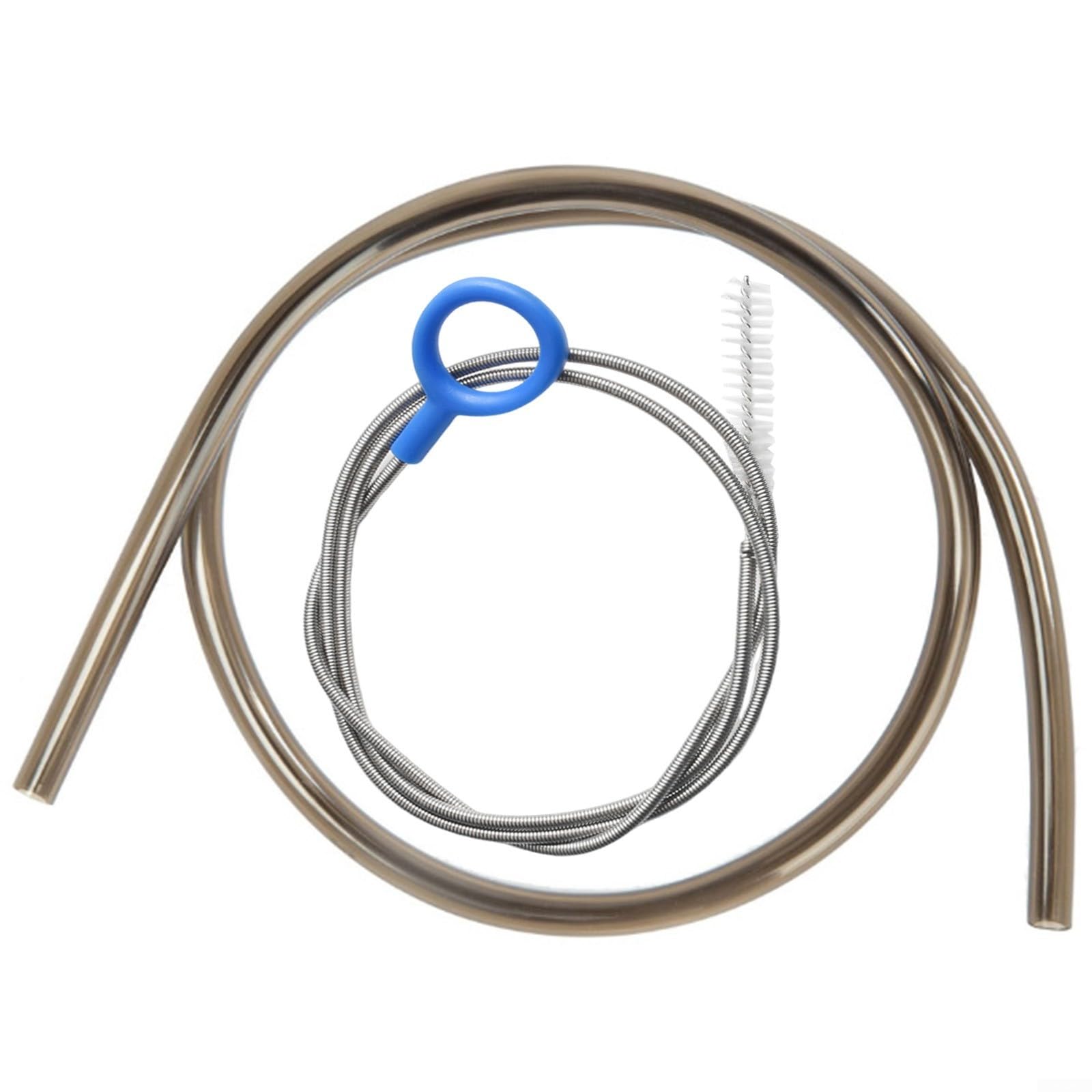 Kit di ricambio per tubo dell'acqua con spazzola di pulizia per sacca idrica ideale per uso esterno (blu)