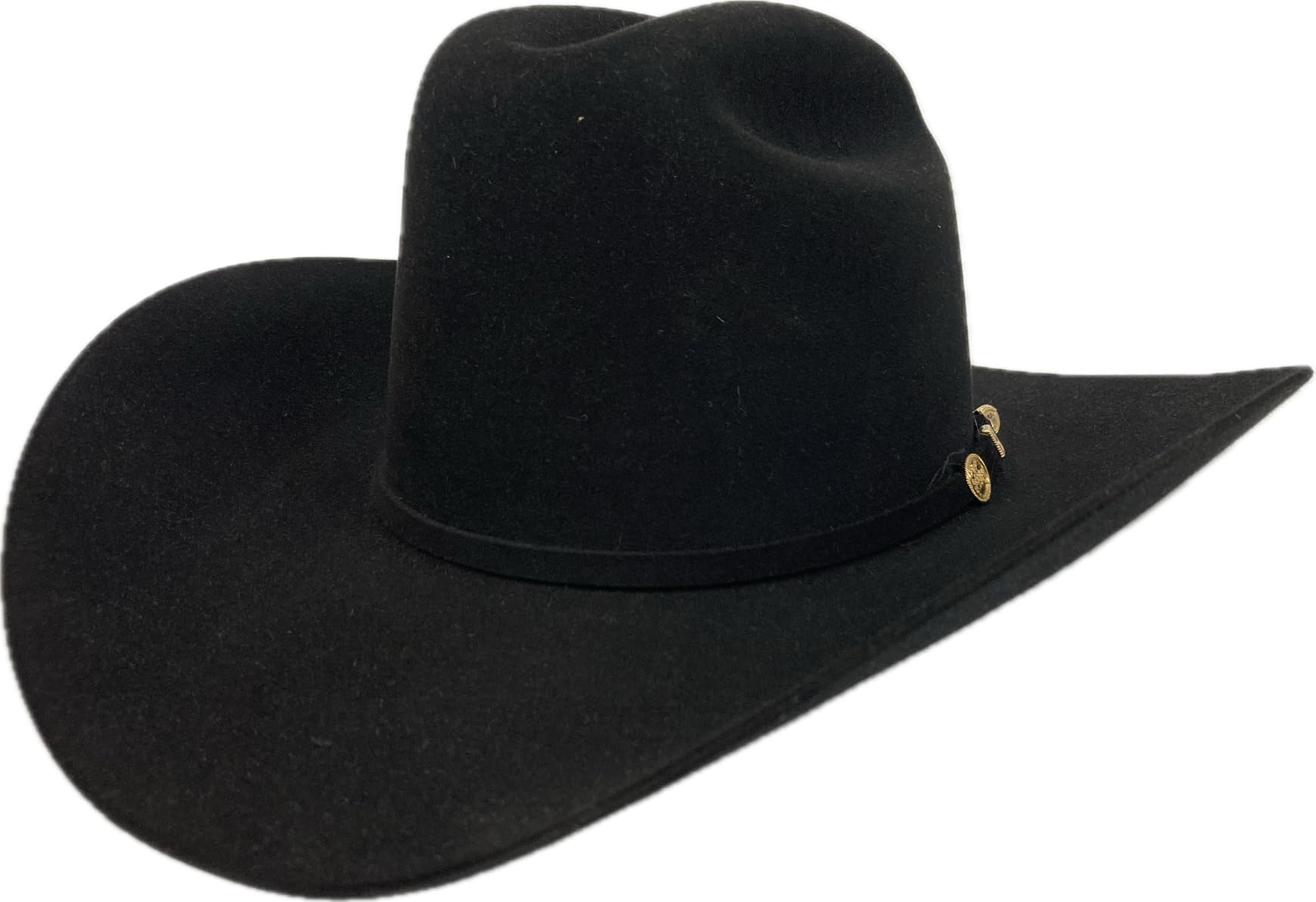Stetson Black El Presidente 100X Fur Felt Men's Western Hat SFPRES-0140-07, Black, 7 1/8