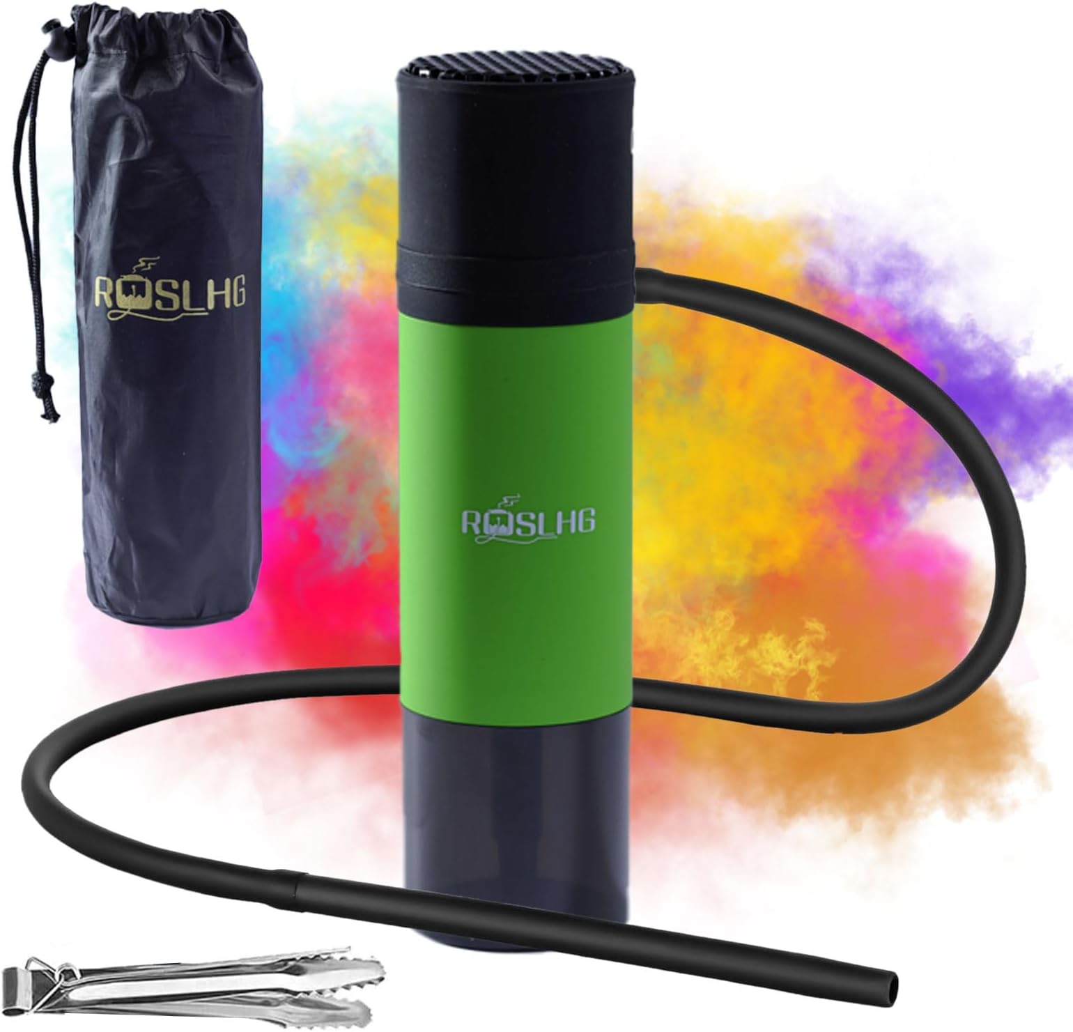 Portable Car Hookah Set Portable Purple Cup for Travel, Hookah set with Everything,Easy Assemble & Storage Hookah Set with Portable Bag