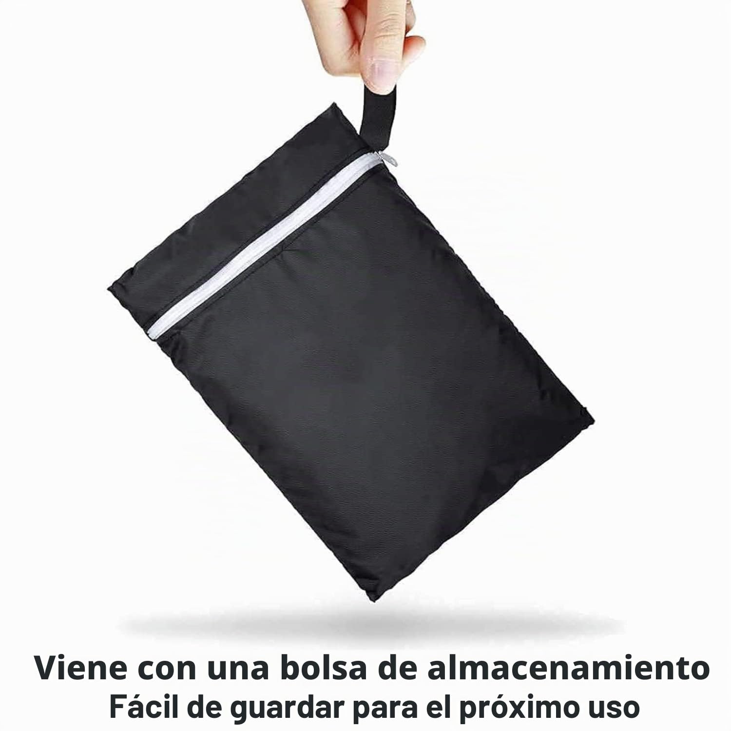 Schleuder Funda para carro de mano plegable, tejido Oxford 420D, impermeable, resistente al viento, resistente a los rayos UV, color negro (105 x 60 x 45 cm)