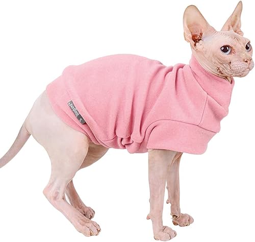 Sudadera de forro polar para perros pequeños sudadera con capucha para clima frío o primavera, chaleco cálido para gato, suéter para perros