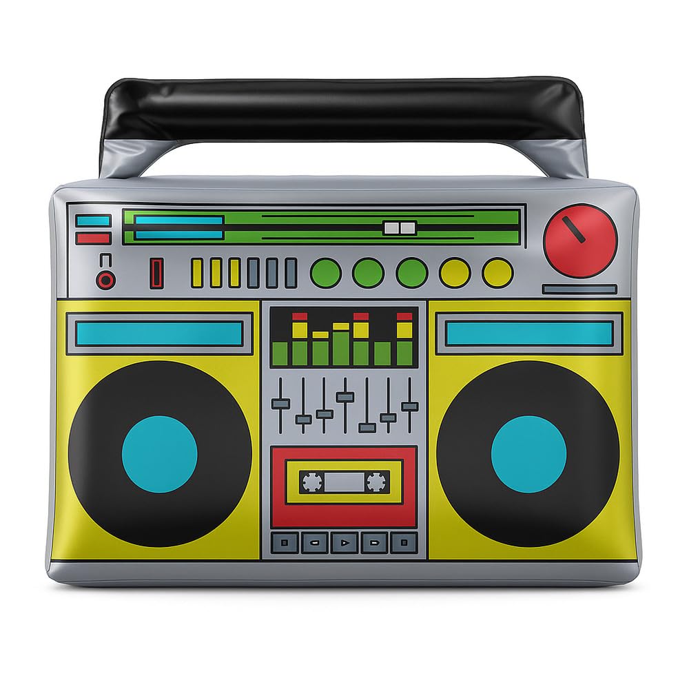 Pick & Choose Inflatable Fancy Dress Pool Float Accessory Props Summer Party (Boom Box, PVC)