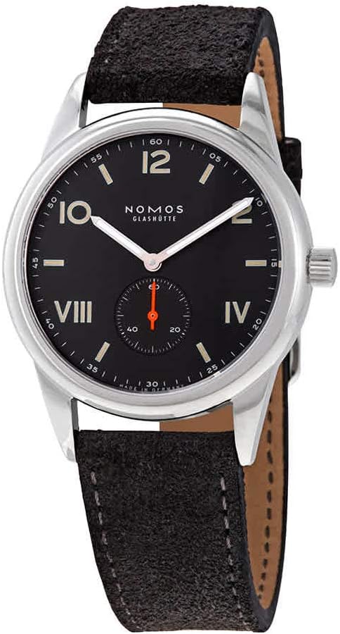 Club Campus Black Dial Black Leather Men's Watch 736
