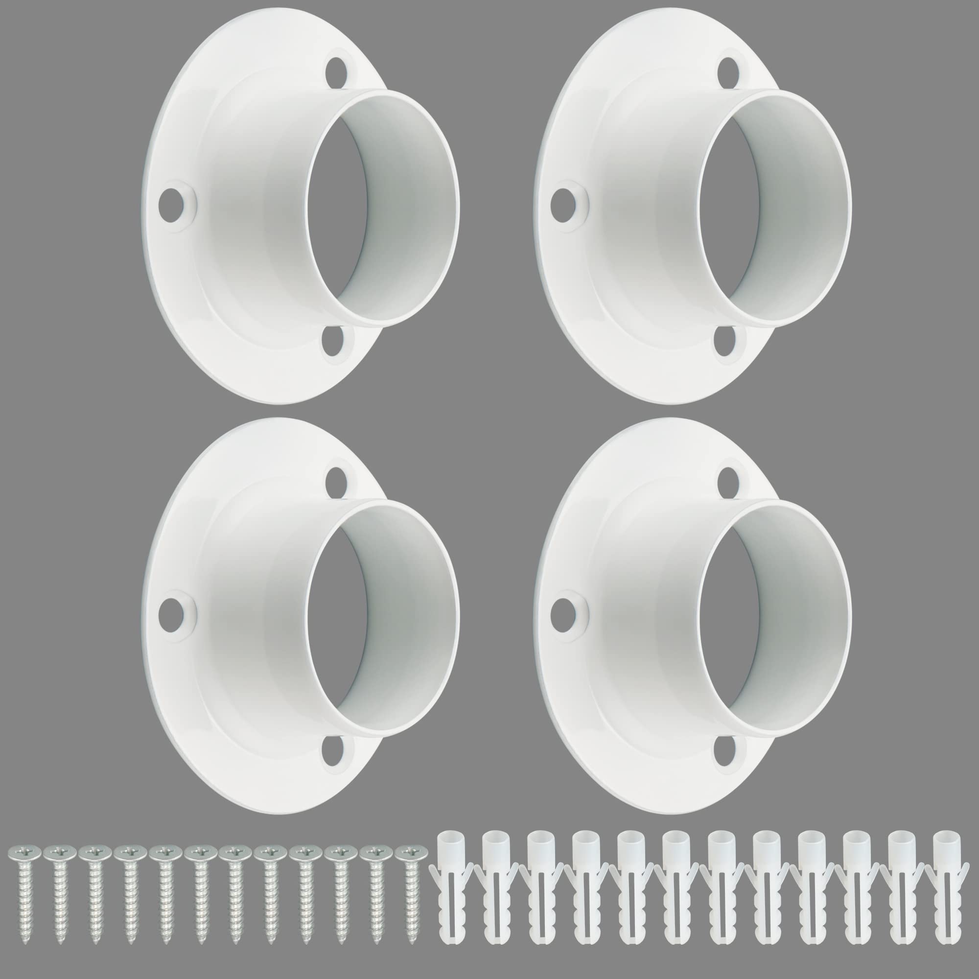 Support barre de douche 32mm Alise en acier inoxydable contre la rouille