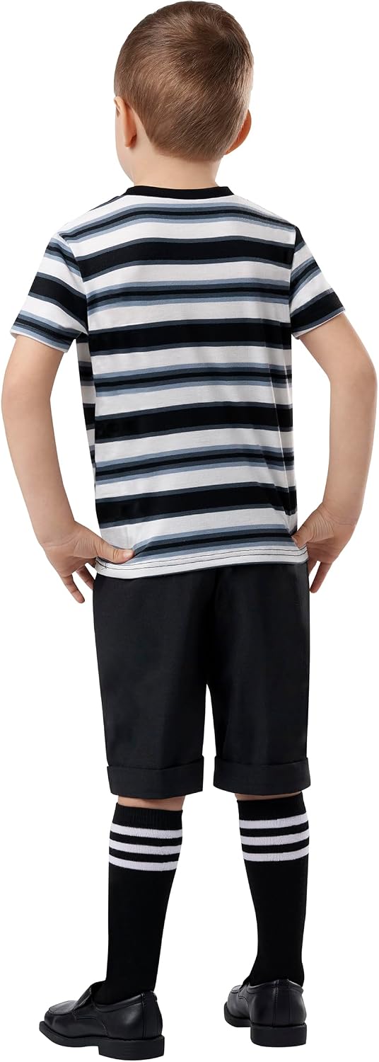 Spirit Halloween The Addams Family Toddler Pugsley Addams Costume | Officially Licensed | TV and Movies Costumes