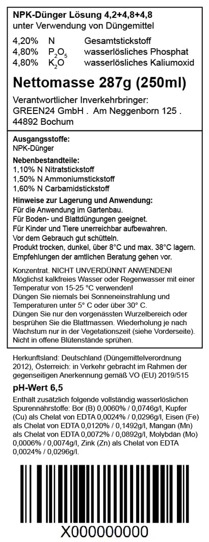 Mandarinenbaum-Dnger  Citrus reticulata Mandarienen Flssigdnger fr  ppiges Wachstum und Frchte 250 ml : Amazon.de: Garten
