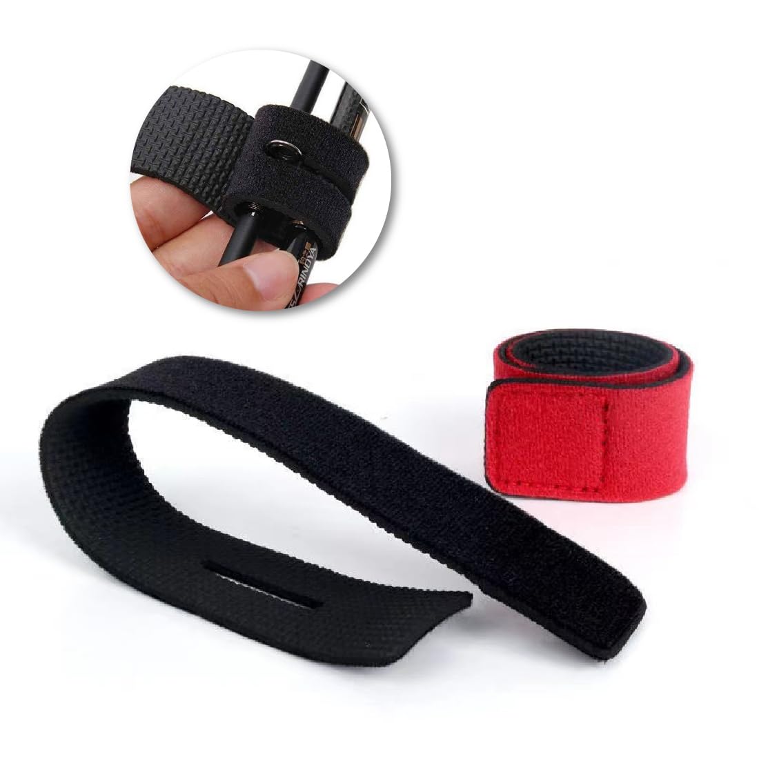 Protège Canne Pêche Angel-Berger Protège-Cannes Magic Baits - Néoprène 3mm - Lot De 2 - Pour Transport Canne à Pêche Sangle Velcro Cannes