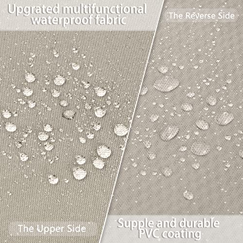 Favoyard Outdoor Seat Cushion Set 24 X 24 Inch Waterproof & Fade Resistant Patio Furniture Cushions With Removable Cover Deep Seat & Back Cushion With Handle And Adjustable Straps For Chair Sofa Couch #TOP2