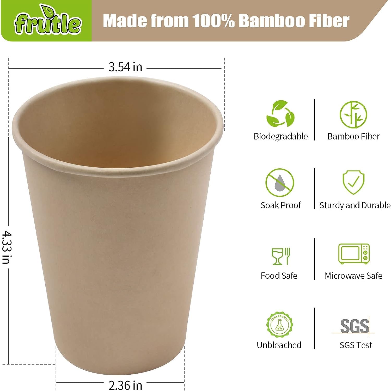 various Vasos de Cartón Desechables Café,Para Expresso de 200ml,100% Biodegradables, Reciclables, Apto Bebidas Calientes y Frias,Ideales para Café, Té, Cumpleaños(200cc/1000pcs, Vaso Kraft)