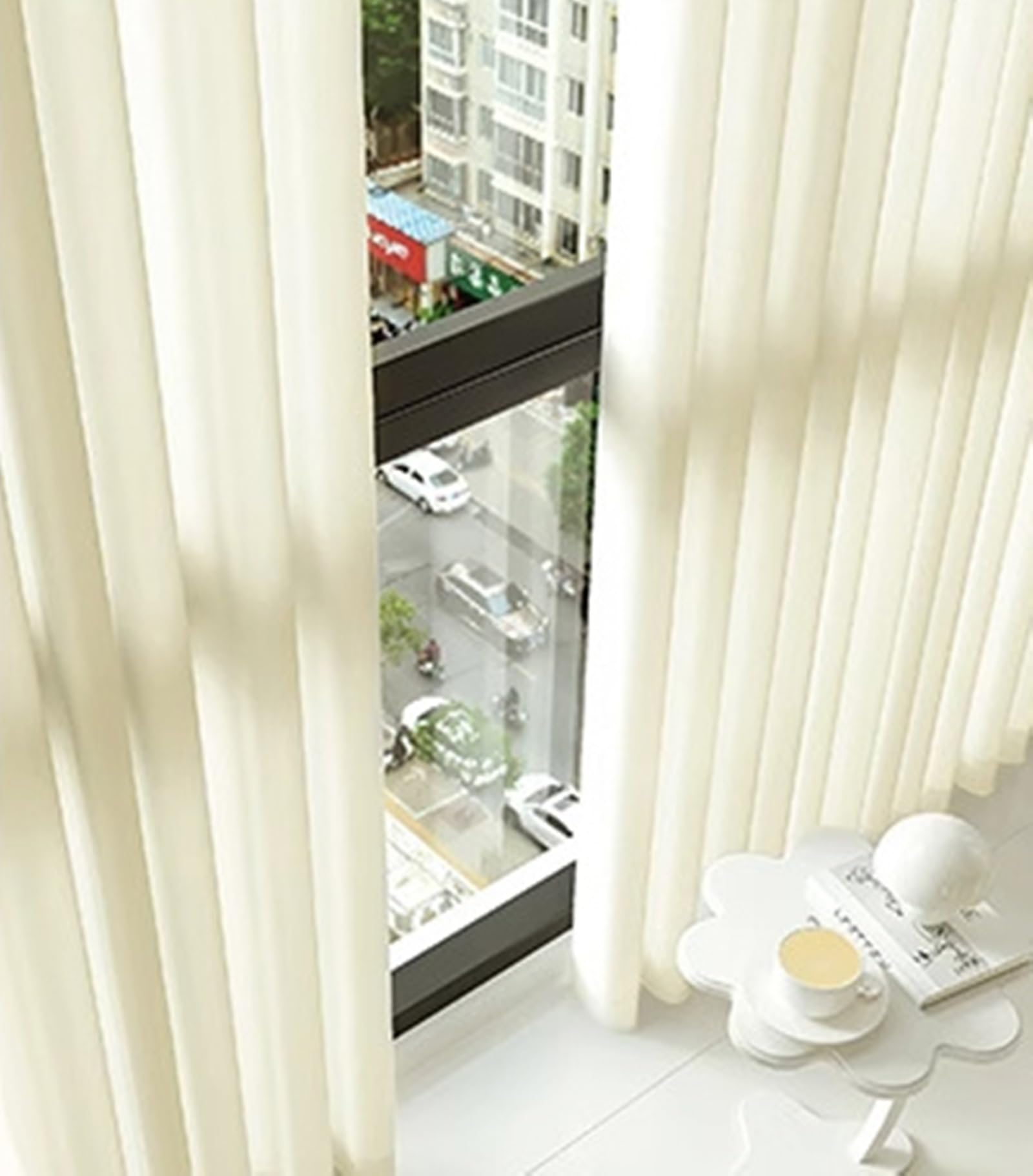 Cortinas Transparentes Con Ojales Abstractos De HLC Crawford – TBG Uniforms Store GY