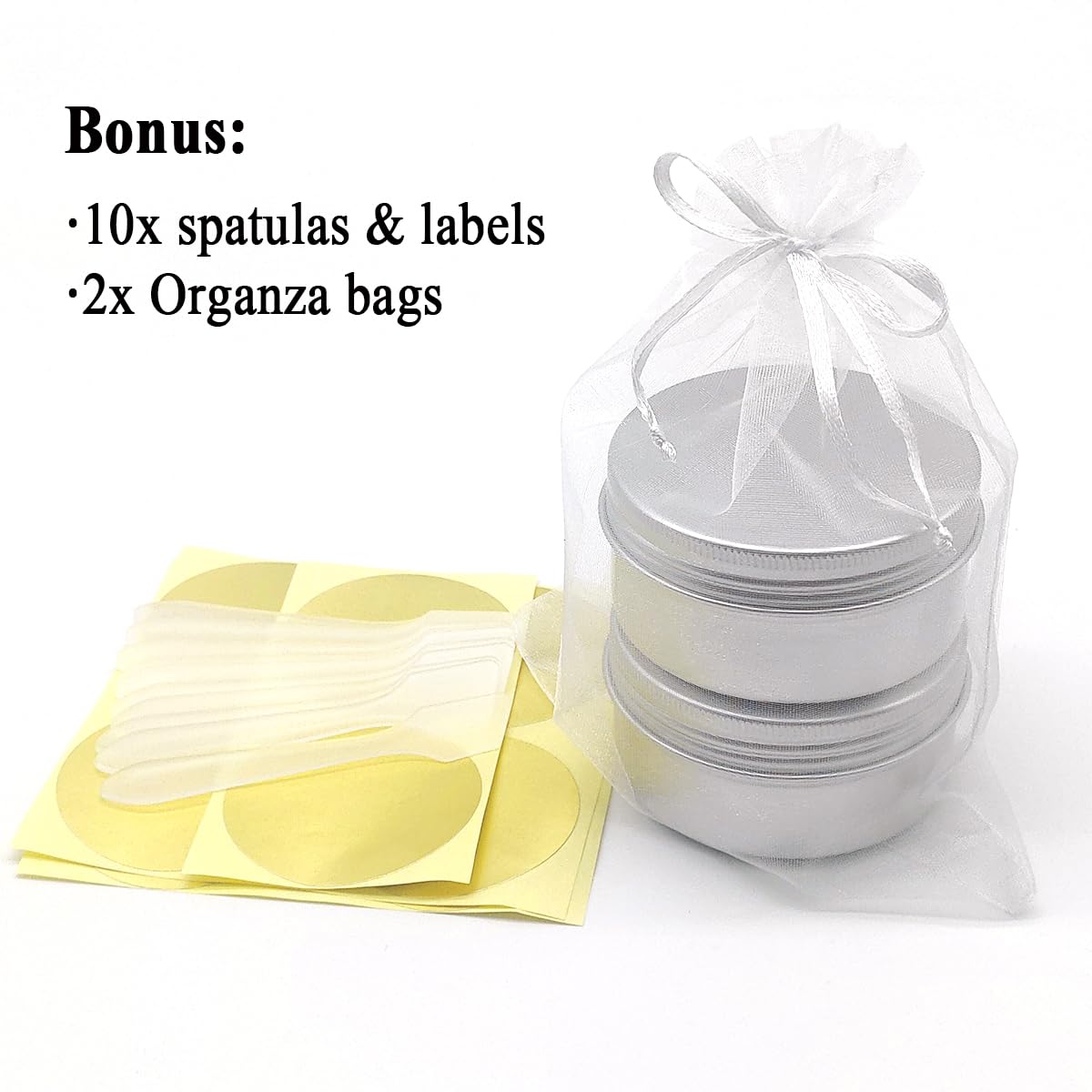 Okrągłe puszki na balsam do ust, 80 ml, 80 gramów, aluminiowy pojemnik na próbki kosmetyczne z zakręcaną pokrywką, 80 g, srebrne, metalowe, puste słoiki do przechowywania, na maści, balsamy