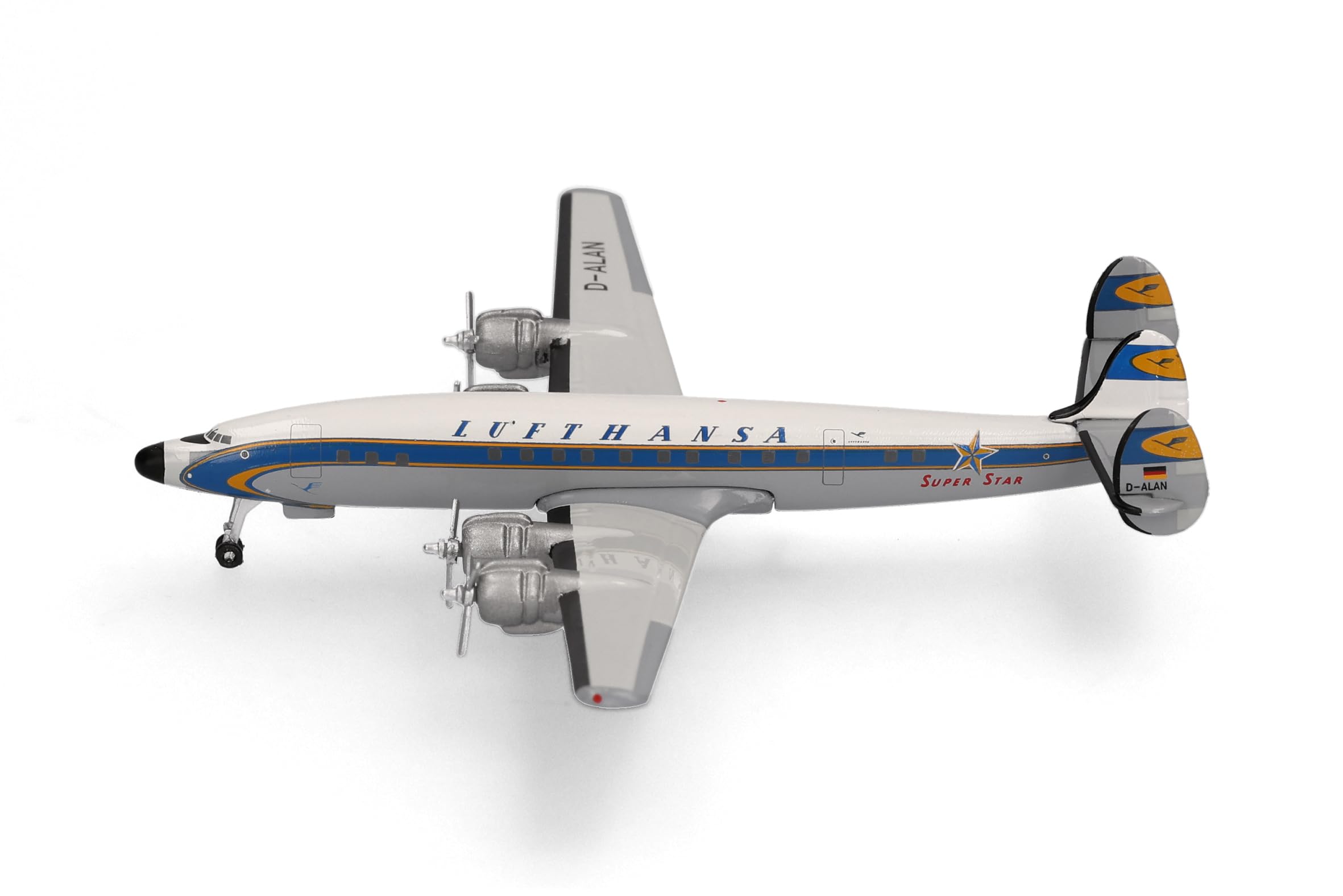 Herpa Lockheed L-1649A, modellino di aereo Lufthansa Super Star