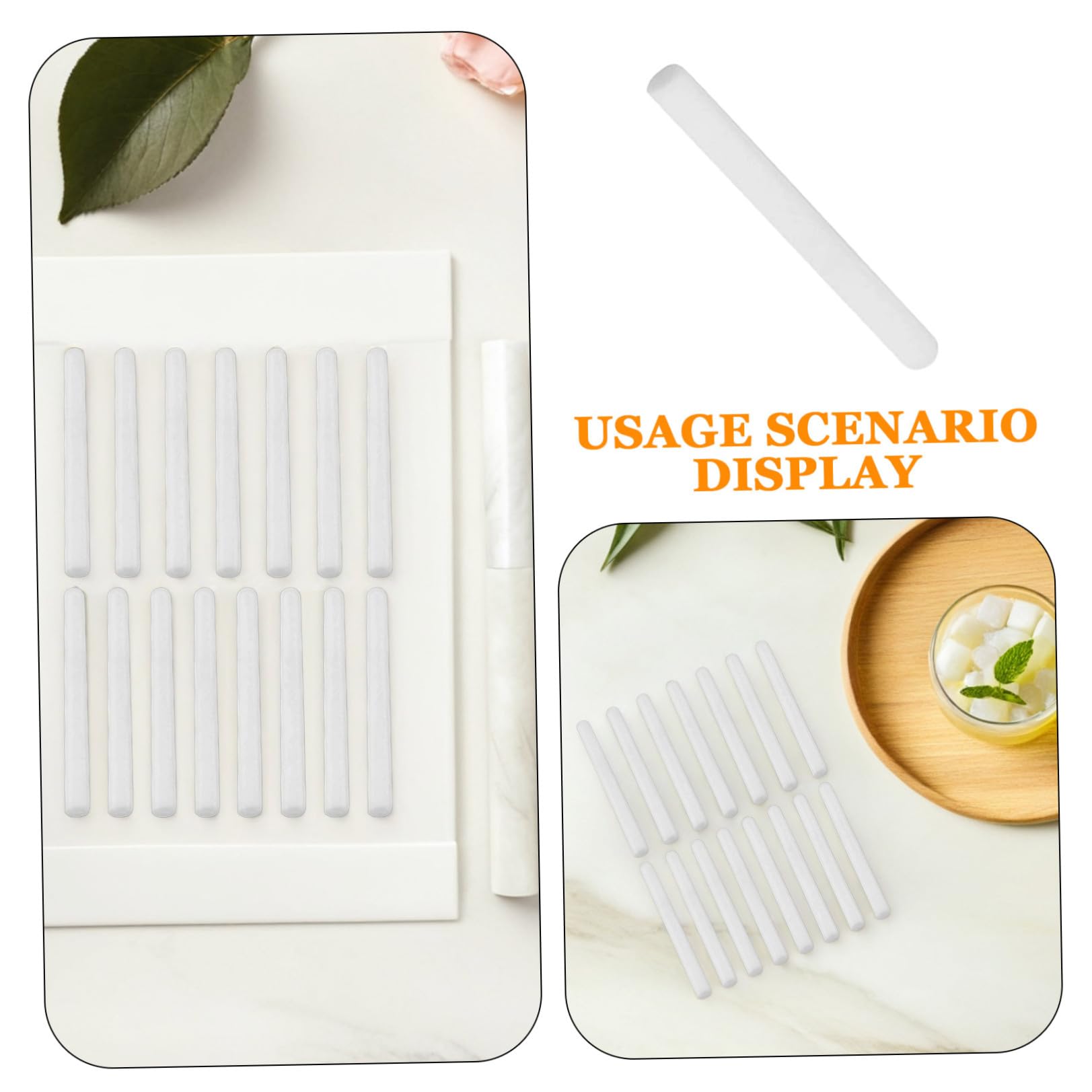 15 Stück Aromatherapie Duftstäbchen aus Saugfähiger Faser Langlebige Diffusorstäbe für Raumduft Aromadiffuser Zubehör für Wohnzimmer Badezimmer und Reisen