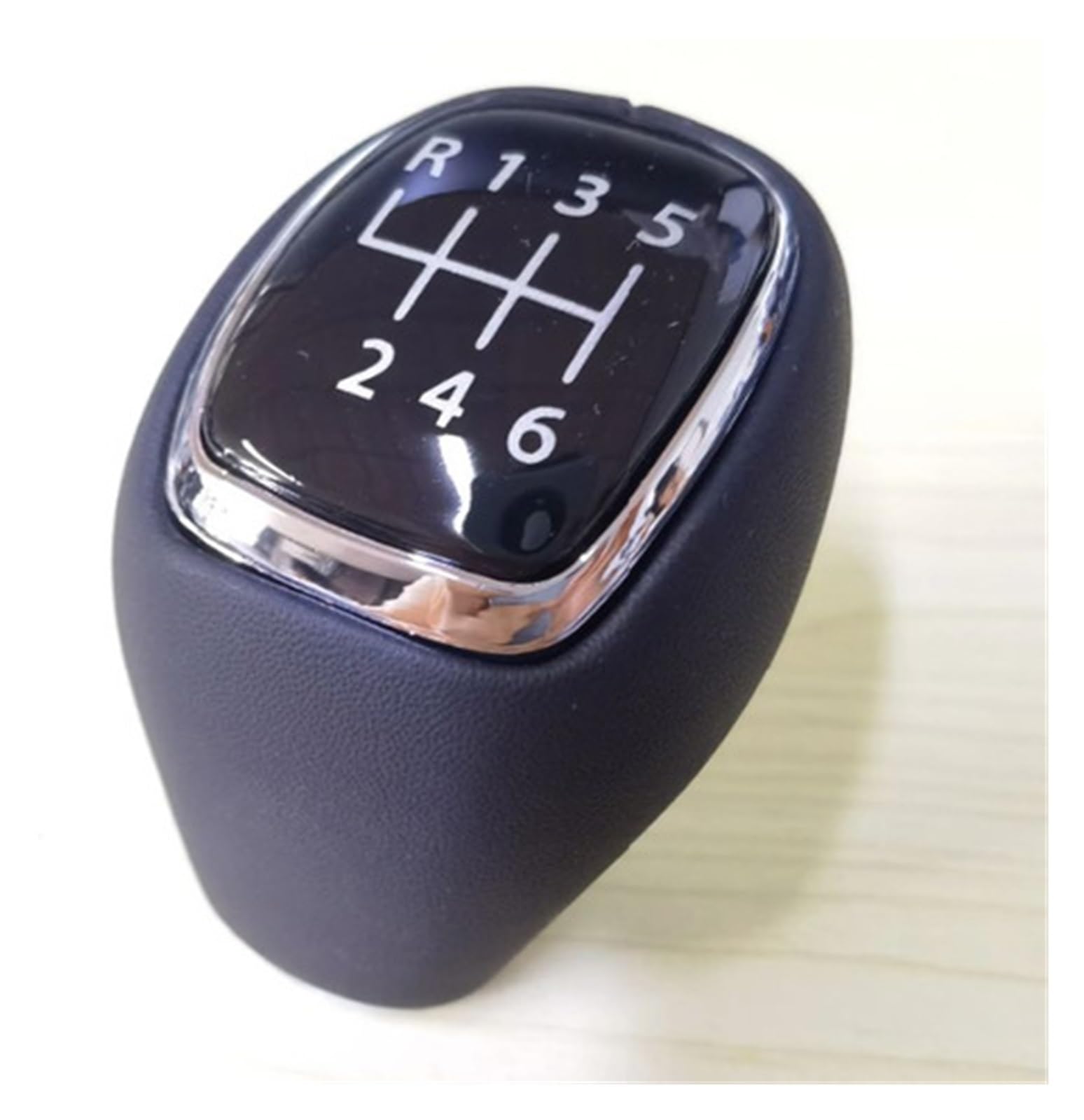 Ouvecr 2 Car Shift Gear Knob Handle For Hyundai For Tucson Tl I30 I20 For Getz For Venue For Elantra Ad For Accent For Verna 43711-F2300try 6-Speed Gear Shift Knob Gear Shift Cover(2)