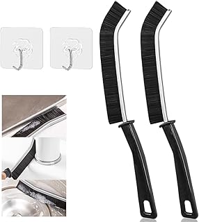 2 Pcs Gap Cleaning Brush, 2023 New Crevice Cleaning Tool, Hard Bristle Crevice Cleaning Brush, Bathroom Gap Brush Cleaner, Dead Corners Multifunctional Brushes, Clean The Dead Corners of Window Slots