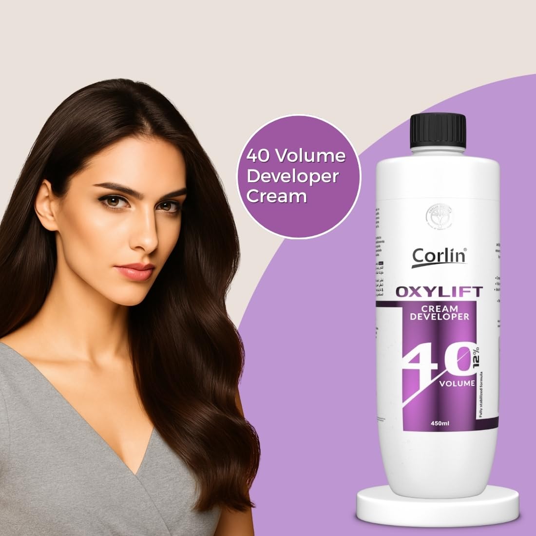 Professional Naturalis Hair Color Developer 40 Volume 12% - 1000ml | Cream Developer for Hair Colour | 2in1 Formula Hair Developer + Hair Spa with Pro Vitamin B5 1