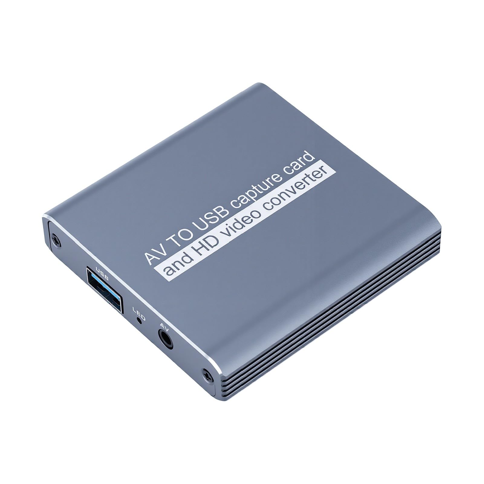 LICAEVEY Scheda di Acquisizione Video VHS a Digitale, Convertitore AV a USB con Uscita Loop HDMI, 1080p 30fps per Videoregistratore Lettore DVD Videocamera e Console di Gioco retrò