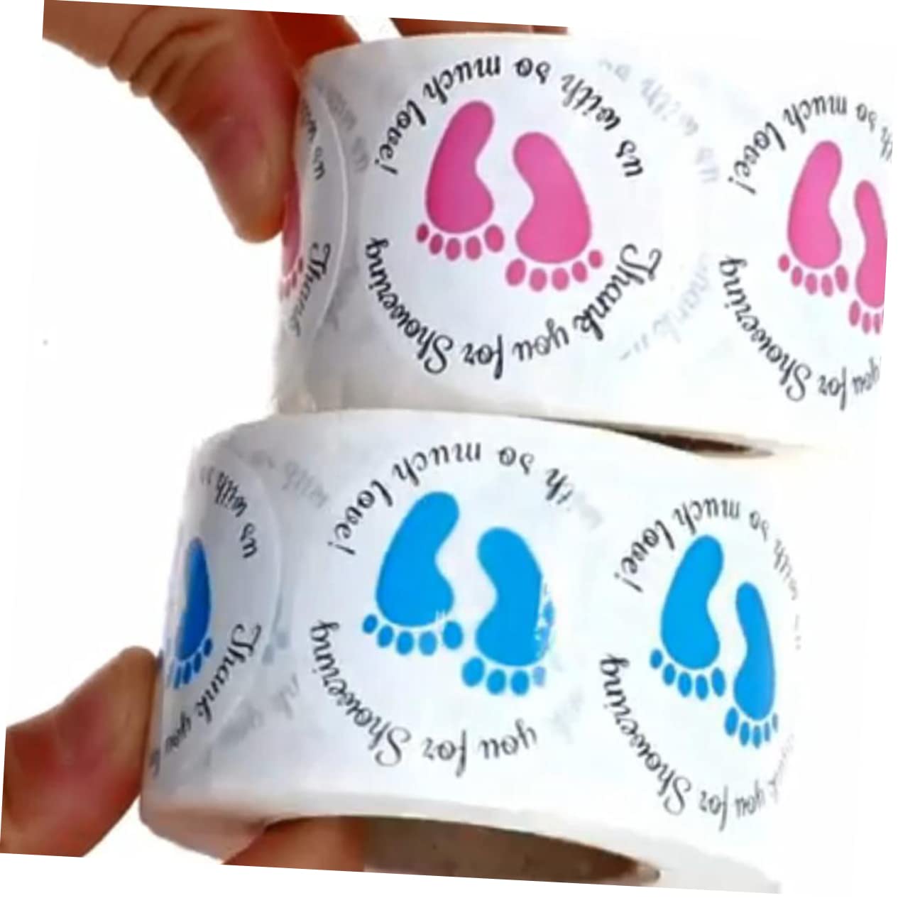 TEHAUX Lot De 3 Autocollants Pour Décoration De Baby Shower 2 Pièces X 3 Pour Nouveau-né