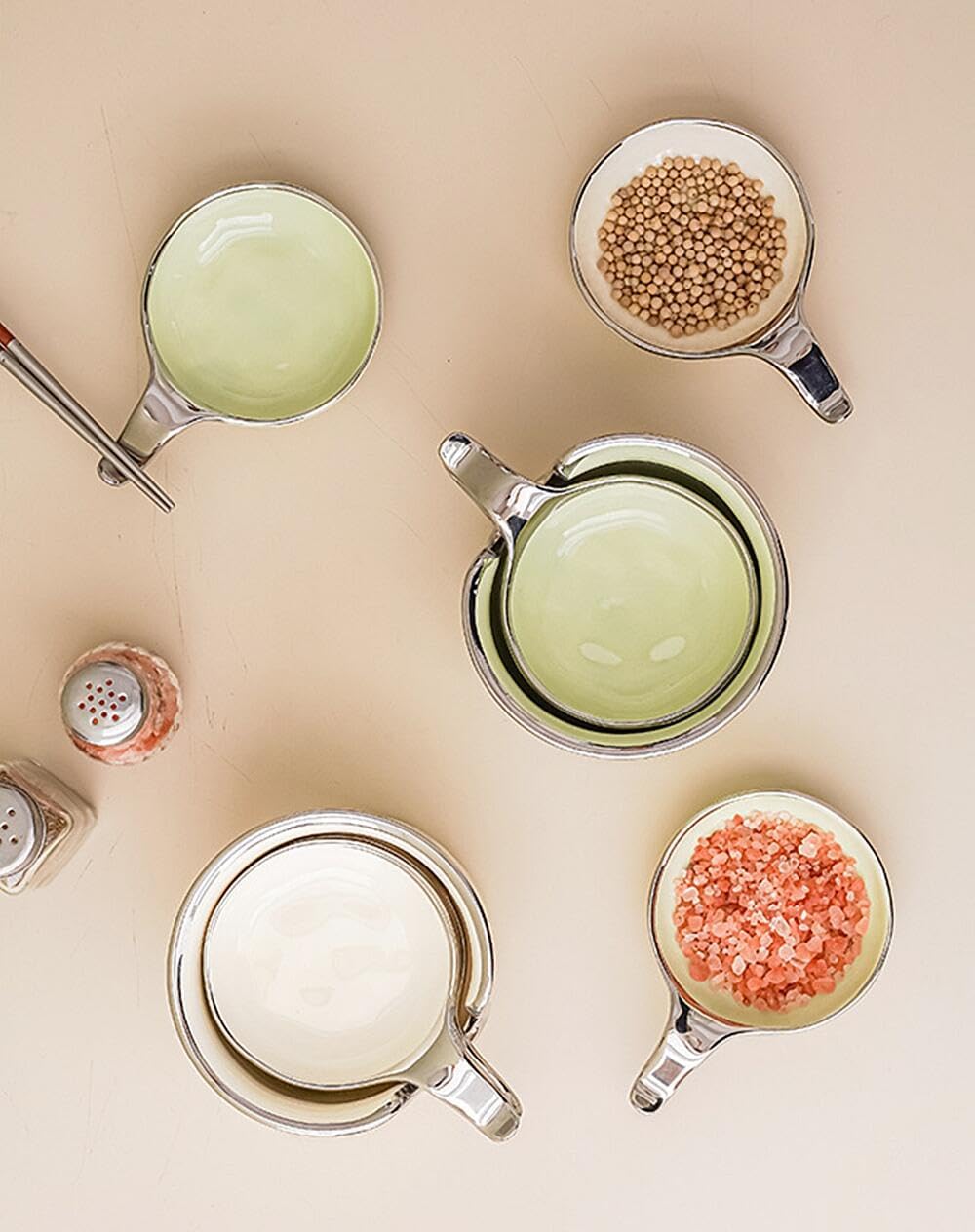 陶器 ソースプレートセット 6個セット セラミック調味料プレート 前菜プレートキムチ容器 調味料プレート 調味料入れ 食品ディップ皿