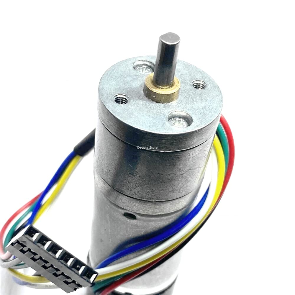JGA25-370 DC Gear Motor Hall Encoder Speed Measurement Toque Motor