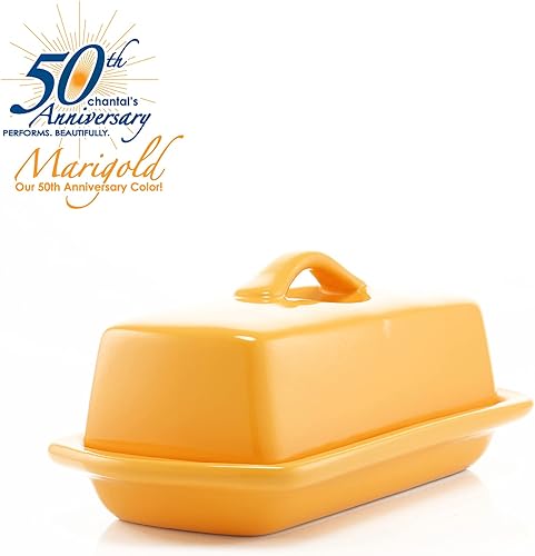 Miniatura 2 de Chantal Plato cubierto, mantequilla de tamaño completo, caléndula