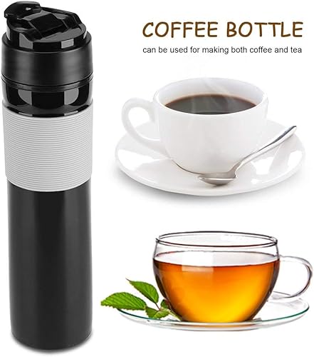 Miniatura 5 de French Press Travel - Taza portátil de prensa de café de 11.8 fl oz/12 onzas, botella para té y café, botella de café, vaso de viaje para agua