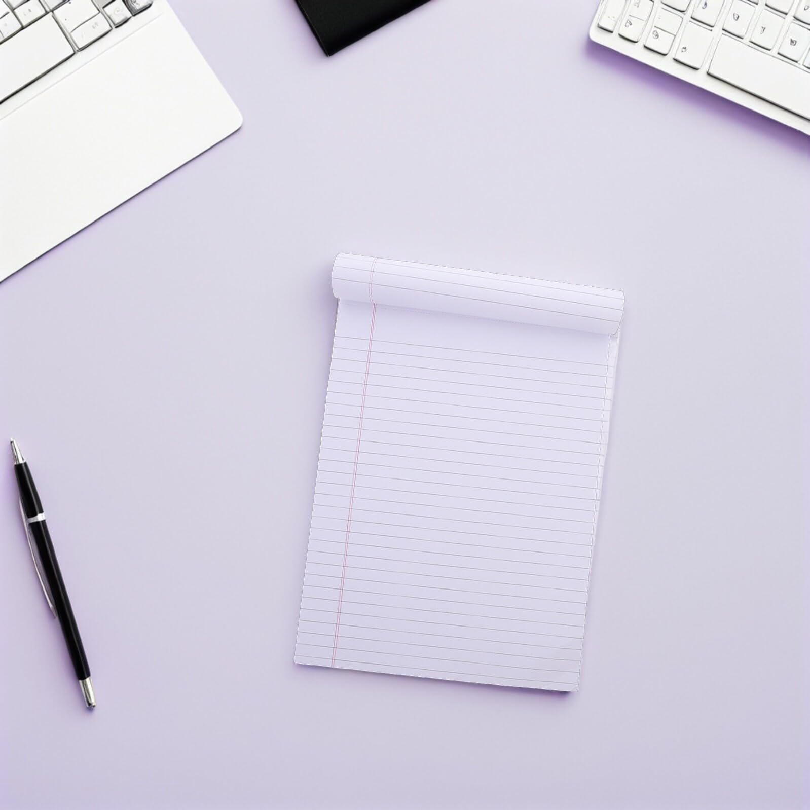 Healeved Blocchi per Appunti Legali a Righe Strappabili A5 Set da 8 Blocchi Note da 400 Fogli Carta da Scrivere Professionale per Avvocati e Uso Ufficio Portatile