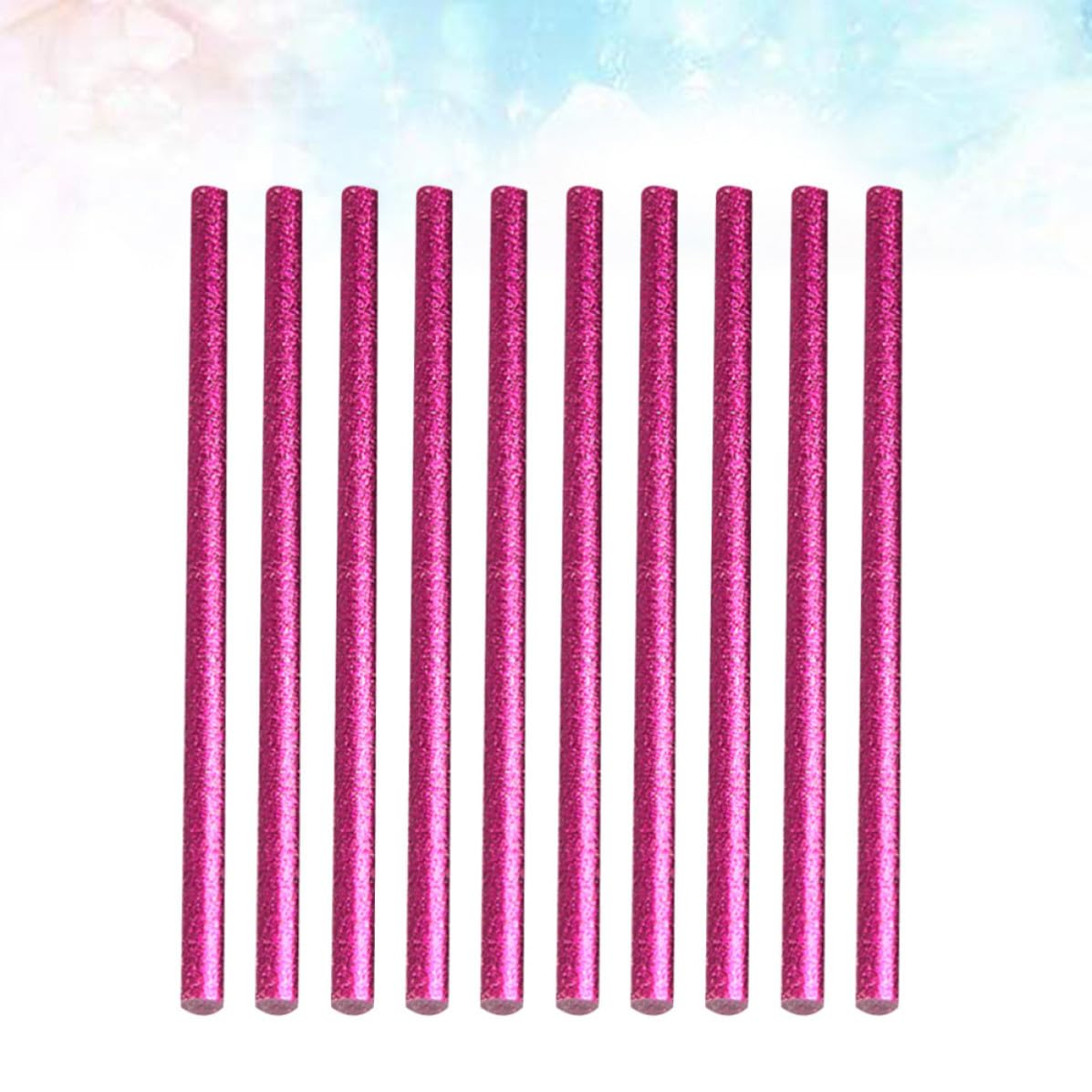 VICASKY Hot Melt Glue Sticks Resin Material Colorful for 100pcs with Enhanced Durability and Strong Film Toughness for DIY Art and Craft for Drawing Decoration and Ceramic or Plastic