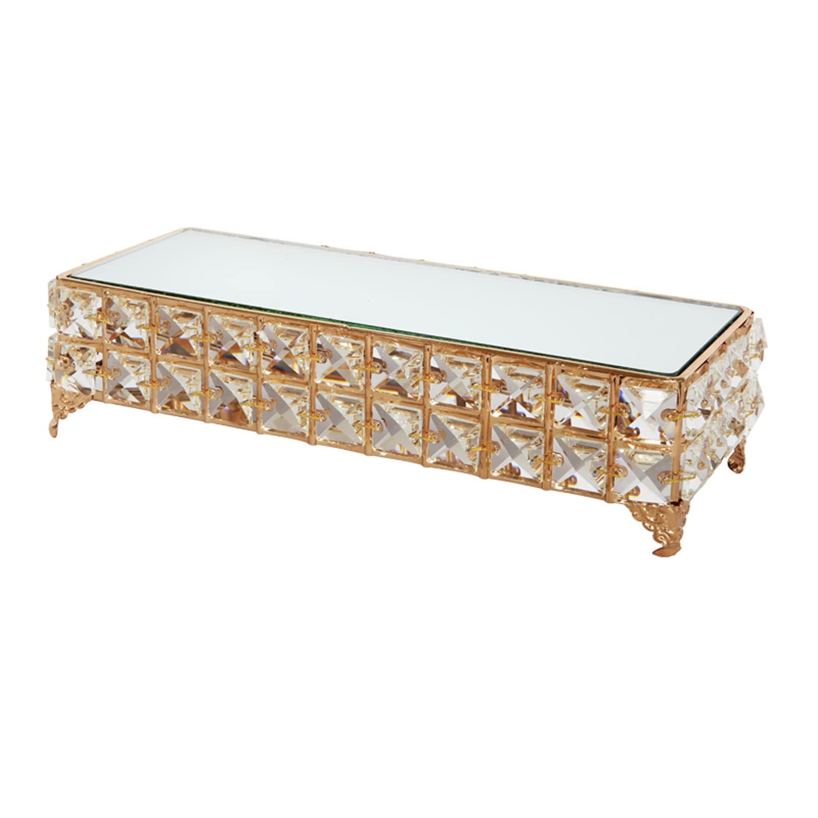 uoXHFdh Stand Ornament Dessert Cold Tea Cosmetic Organizer Cake Tray