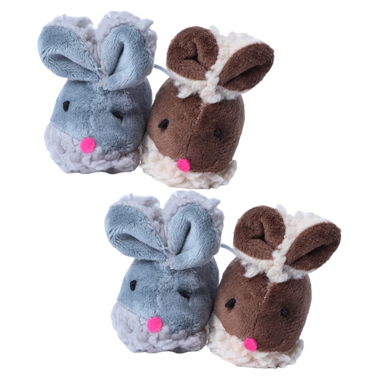 POPETPOP 16pièces Jouets pour Chats Forme De Souris Jouets Interactifs pour Chats Intérieur Stimule Instinct De Chasse Favorise Exercice Animaux De Compagnie