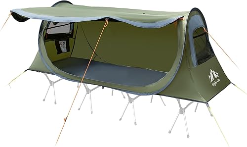 Night Cat Tienda de campaña emergente tienda de campaña para 1 persona, impermeable, instantánea, fácil instalación, túnel, se adapta a la cuna de