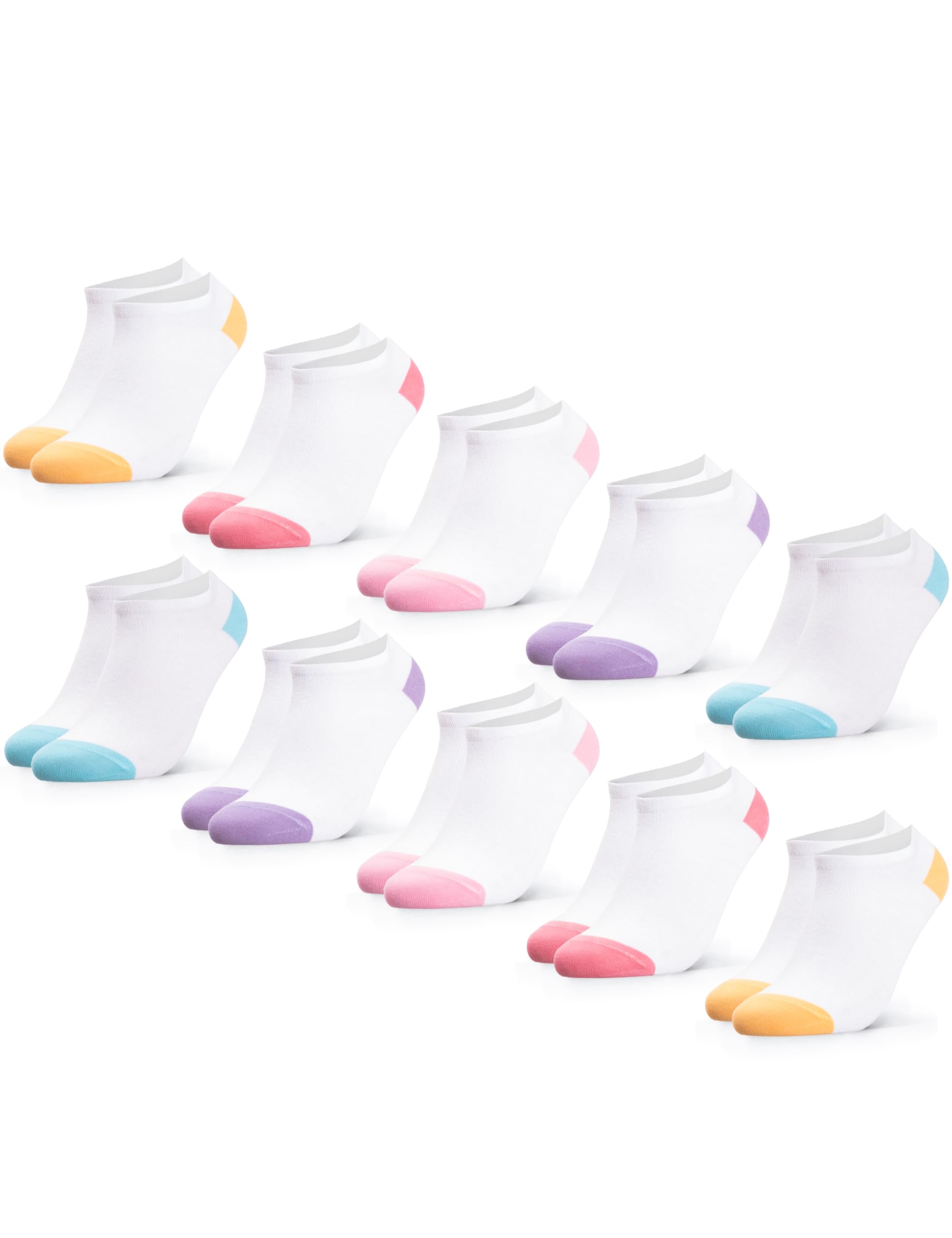 Occulto Damen Sneaker Socken 10er Pack (Modell: Maja)