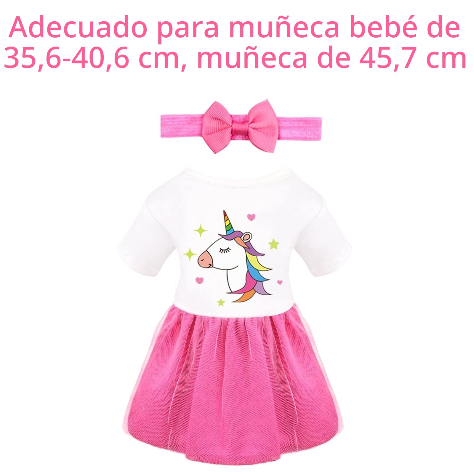 BNUZEIYI Accesorios para Muñecas Bebe- Set de Alimentación y Cuidado con Bolsa de Pañales para Niñas Juguetes Regalo, Ropa para Muñecas de 14-16 y 18 Pulgadas