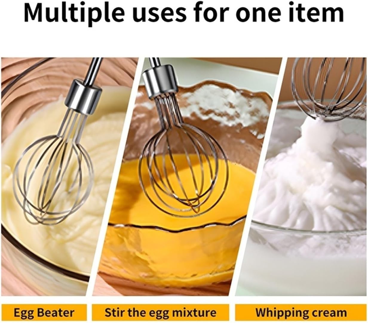 Portable Electric Mixer, Whisk for Dough, Egg, Cream – Handheld Kitchen Tool for Fast Baking & Whipping