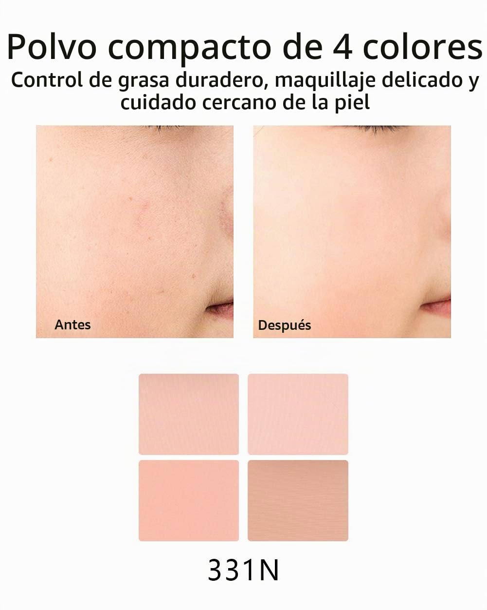 Paleta de Sombras de Ojos 49 Colores de Estuche de Maquillaje Cosmético - Incluye Rubor y Polvos Compactos y Brillo Labios #1