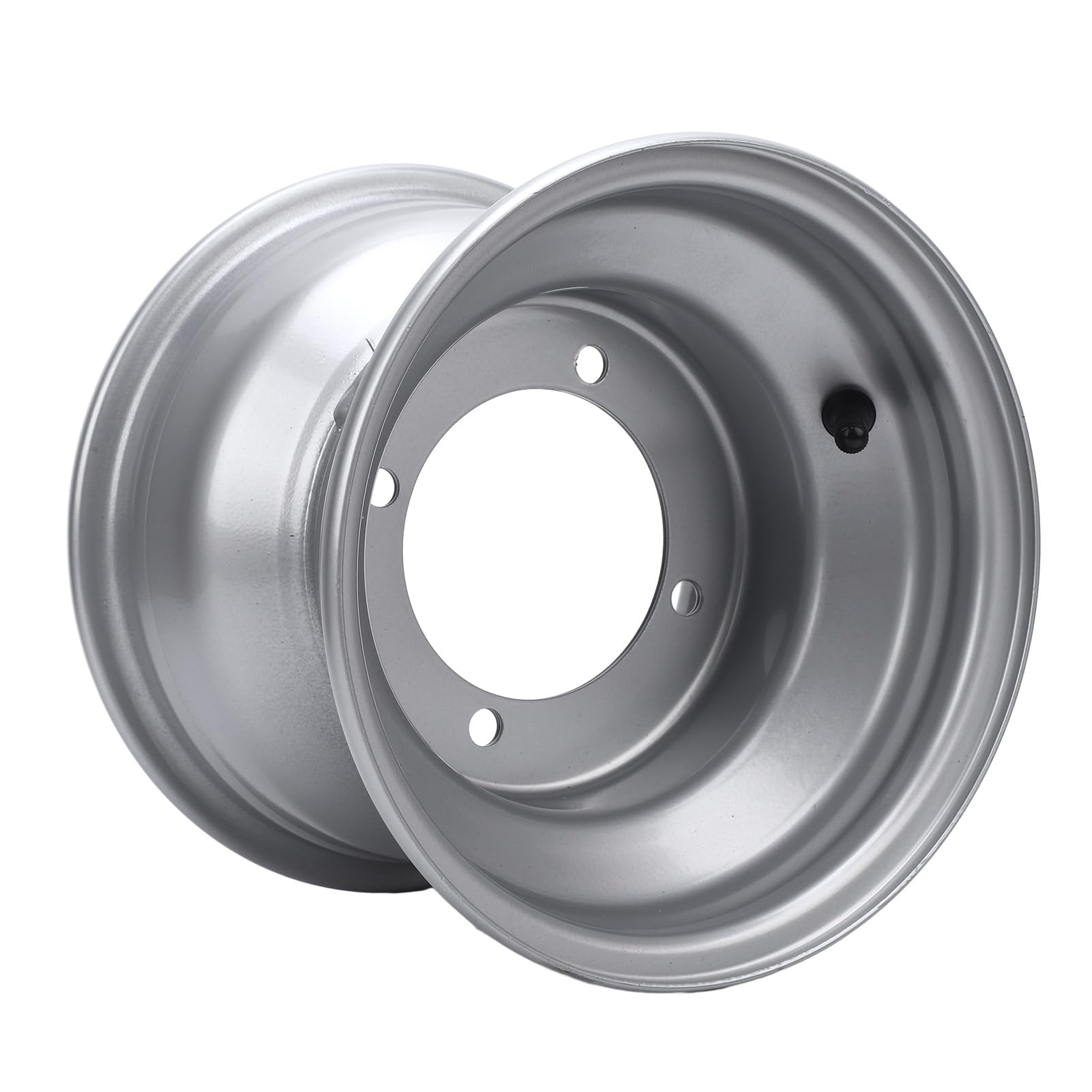 ciciglow Cerchio Ruota ATV 18X9.50-8, Cerchio Ruota 8 Pollici per ATV, Go Kart, Veicoli Fuoristrada, Quad, Argento (fori (spaziatura dei fori: 110 mm / 4.33in)