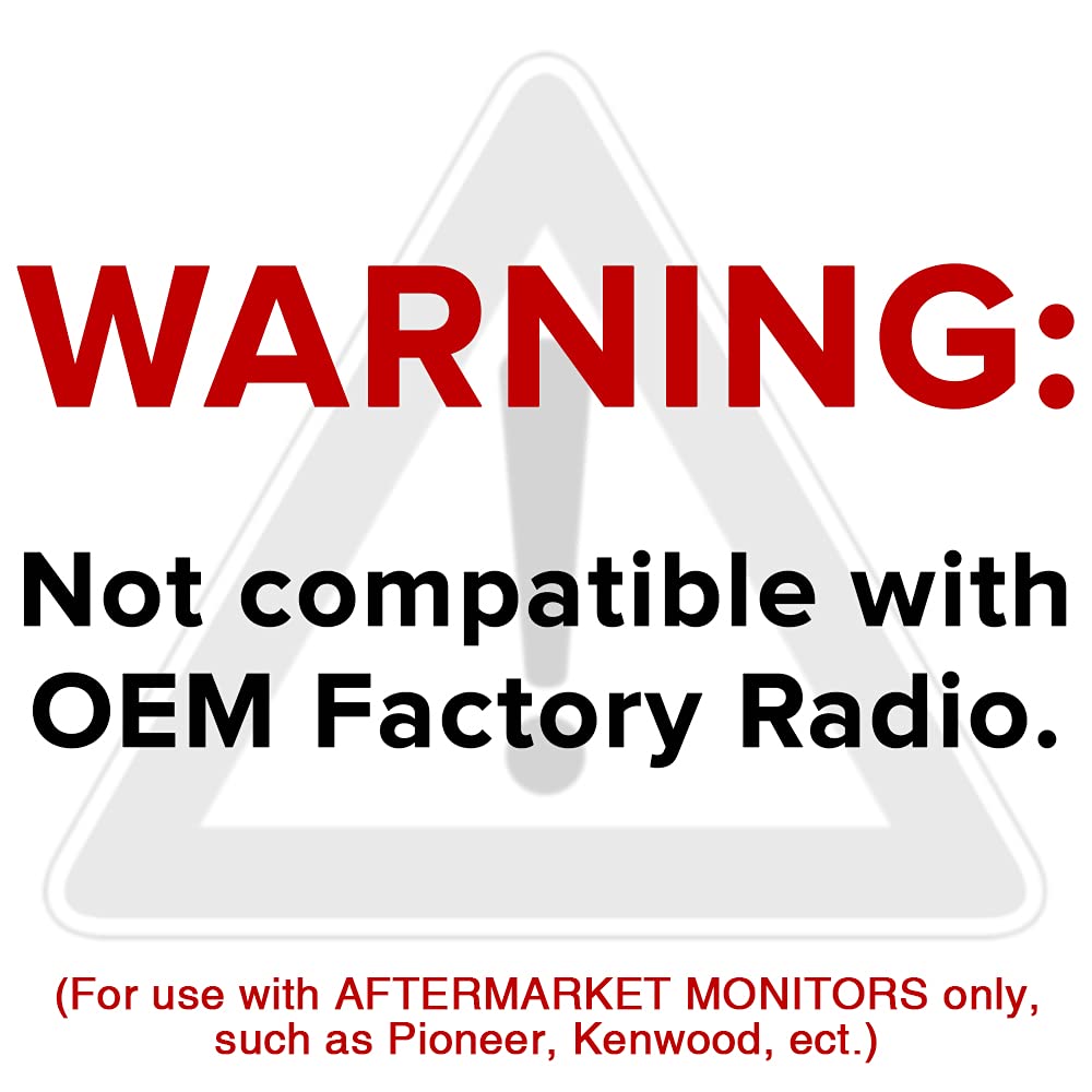 Master Tailgaters Emblem Backup Camera Replacement for Ford F150, F250, F350, F450, F550 (2004-2016), Flex (2009-2012) | IP68 Waterproof | Easy to Install | Genuine Ford Emblem